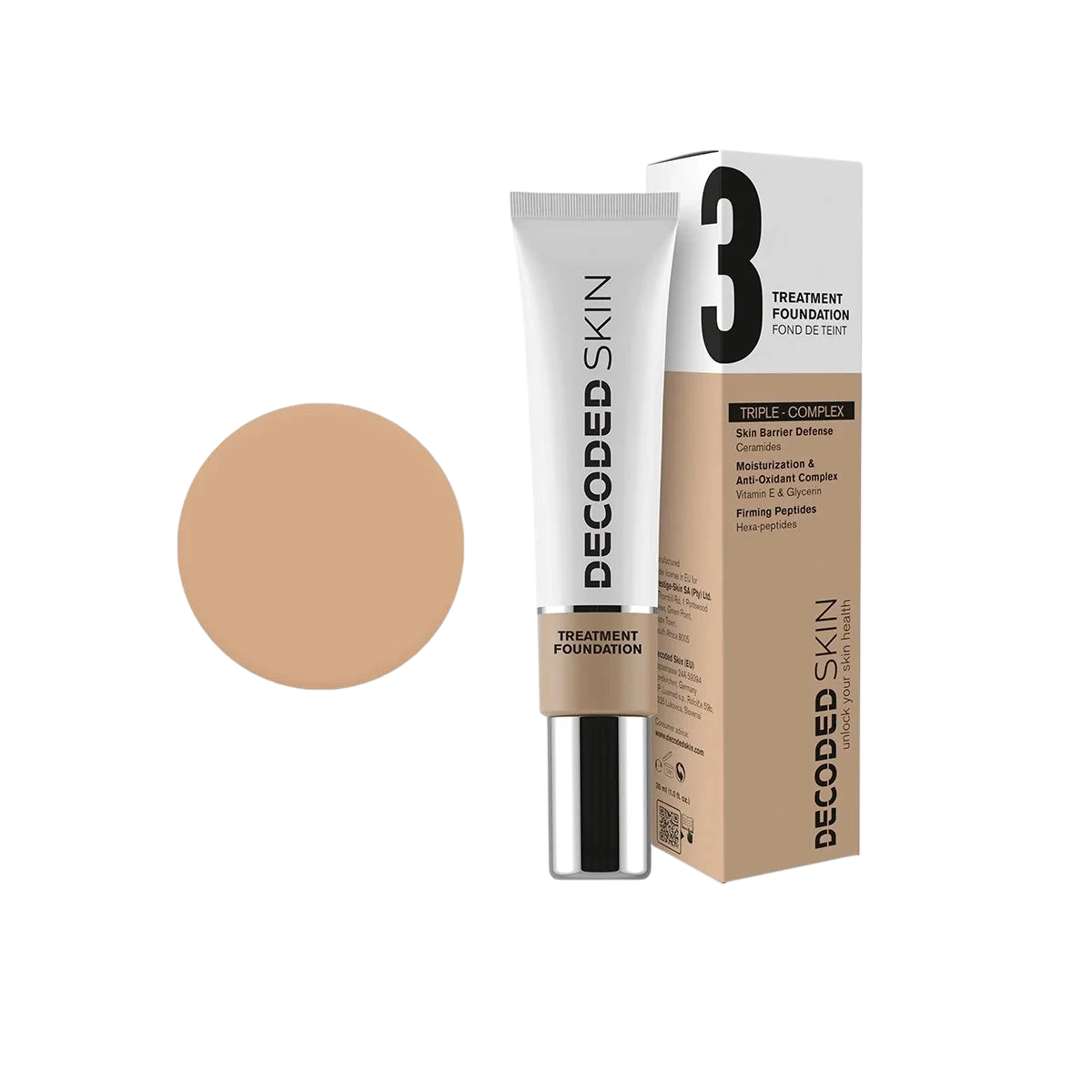 Decoded Skin Foundation - Shade 3 Medium