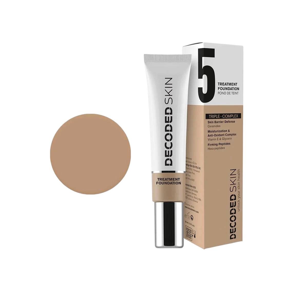 Decoded Skin Foundation - Shade 5 Olive