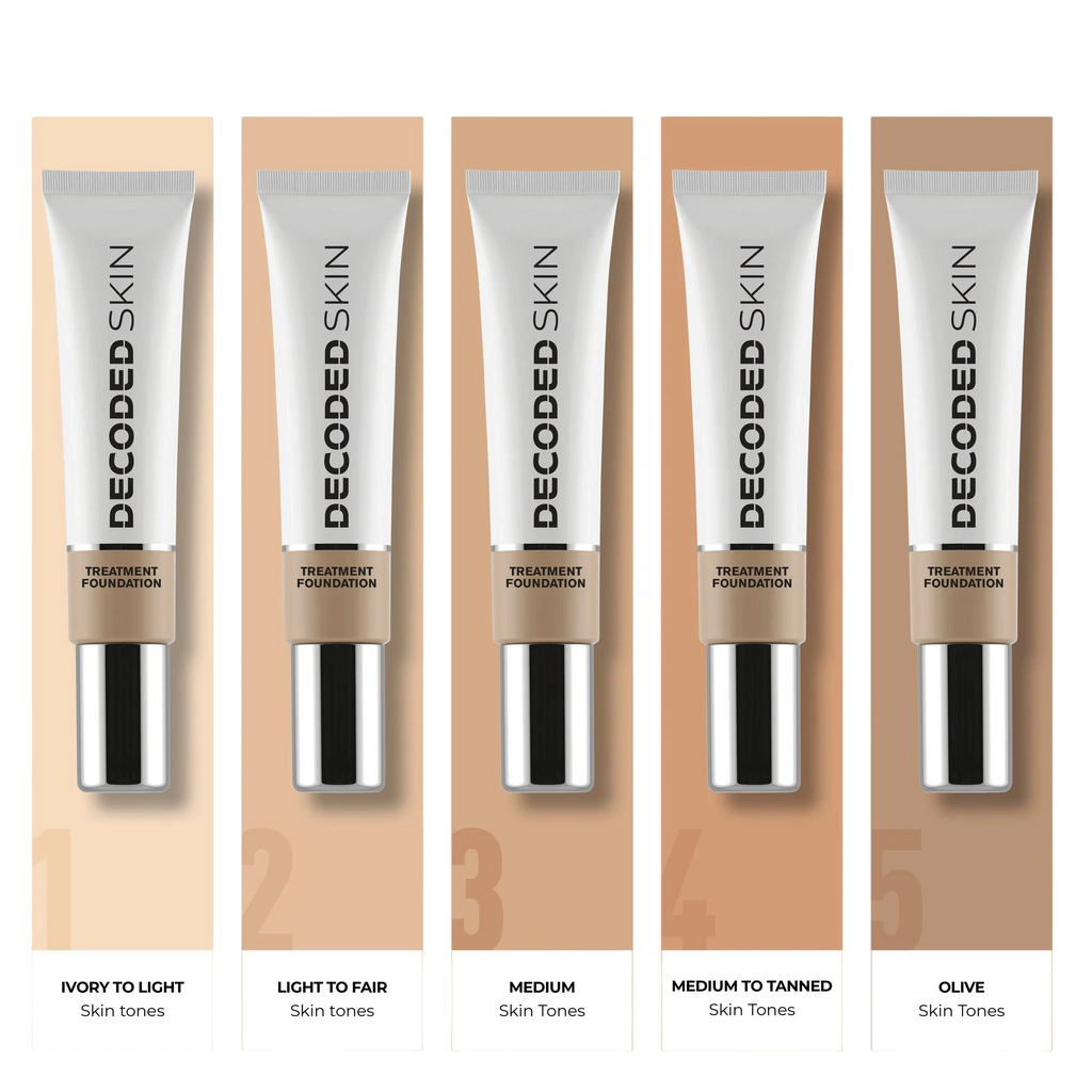 Decoded Skin Foundation - All 5 Shades
