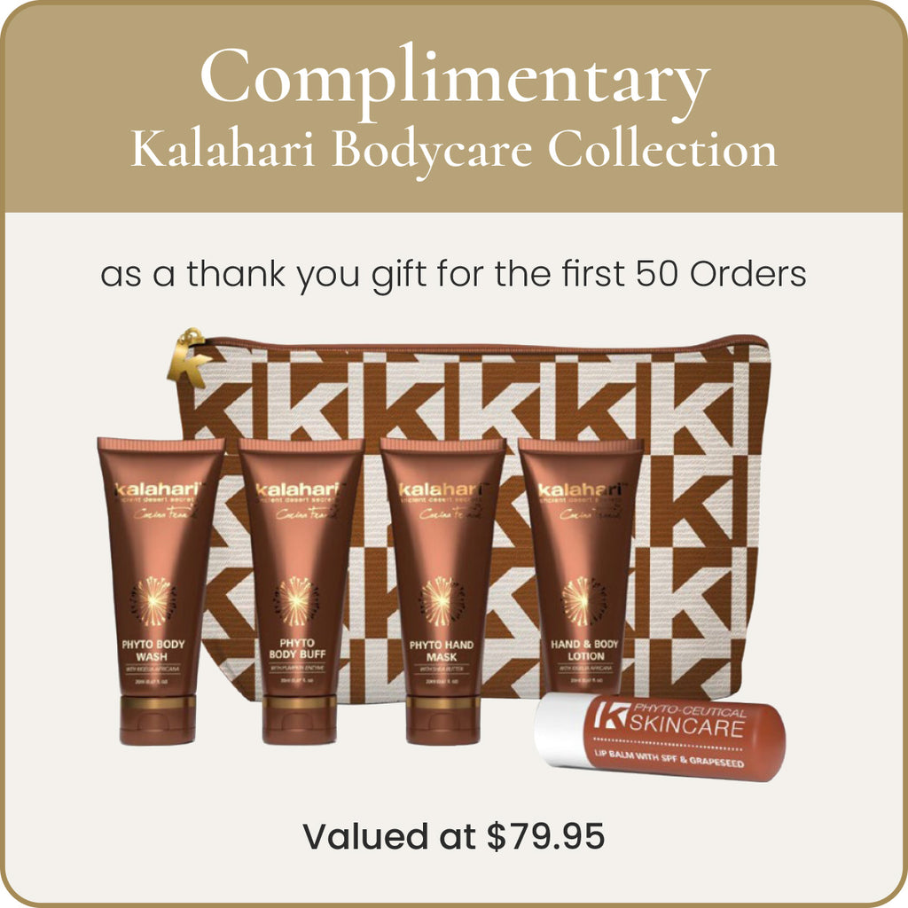 6 Piece Kalahari Bodycare Collection (Free on all Orders $100+)