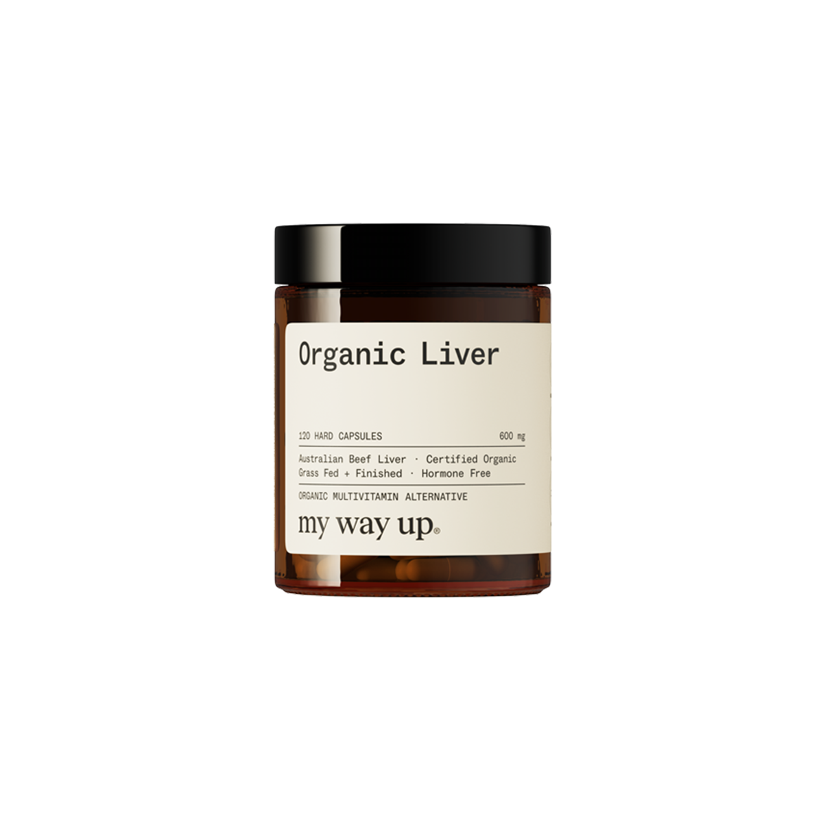 My Way Up® Organic Liver - 120 Capsules