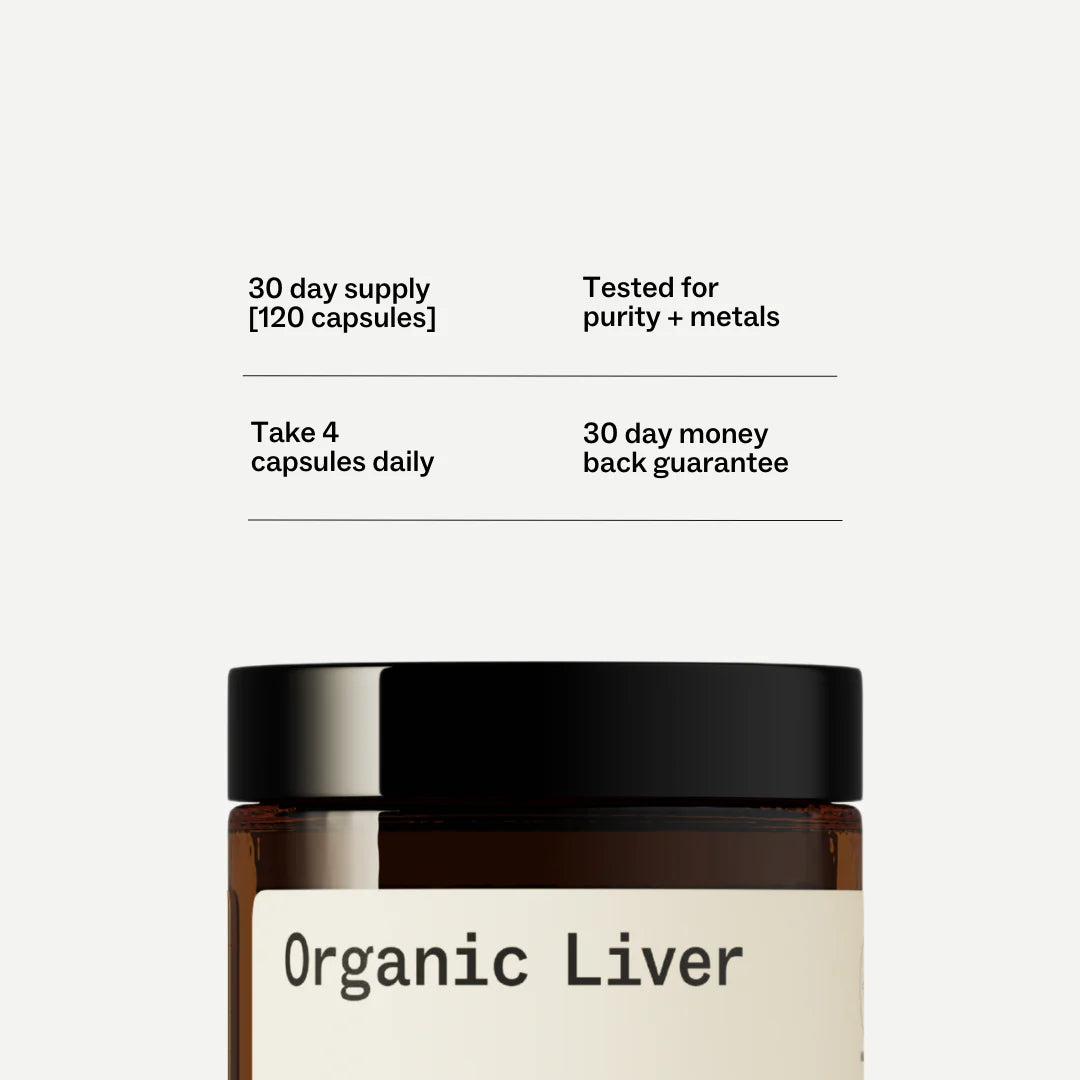 My Way Up® Organic Liver - 120 Capsules